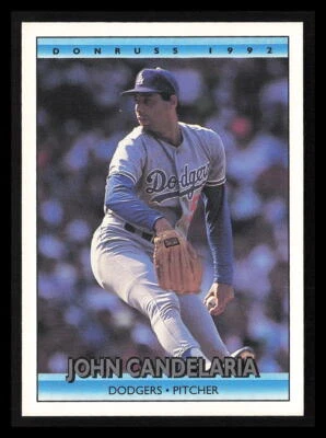 John Candelaria 1992 Donruss #125  Los Angeles Dodgers - Image 1 of 2