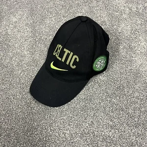 Nike Celtic Football Club Strapback Hat Youth One Size Black Cap Cotton - Picture 1 of 7