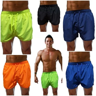 Badeshorts Badehose Shorts Schwimmhose Herren Männer NEON SPORT Schwimmshort 617 - Bild 1 von 4