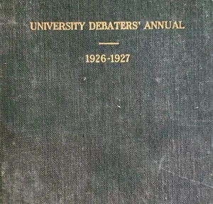 University Debaters Annual 1927 College Debate Book HC 1st Edition Phelps WHBS - Picture 1 of 6