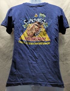 Vintage Joe Camel Cigarettes 75th Birthday T Shirt - Blue Pocket T Shirt 1988 