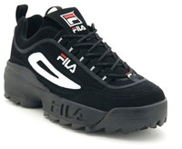 Fila Little Kid/Big Kid Disruptor II Sneaker Color TRIPLE BLACK Expedited  Ship | eBay