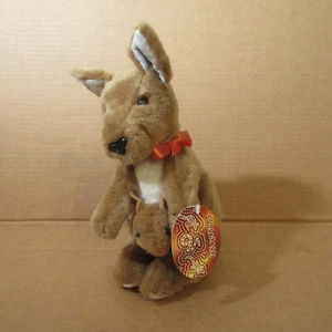 Corroboree Australia Kangaroo Mom Plush Toy Baby Joey Pouch Plush Stuffed Animal - Picture 1 of 6