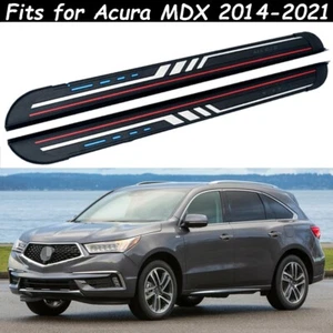 Convient pour Acura MDX 2014-2021 2 pièces tableau de course pédales latérales nerf bar noir - Photo 1/18