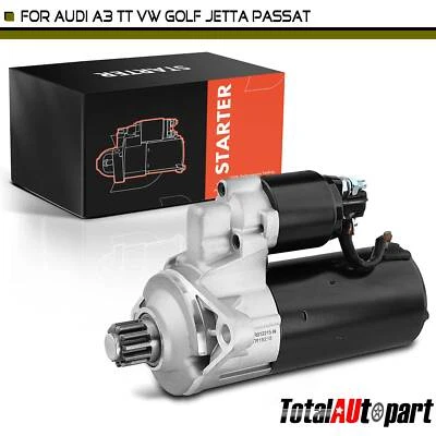 Starter Motor for Audi A3 2015-2016 VW Jetta 2011-2015 Passat 1.7KW 12V CCW 11T - Image 1 of 4