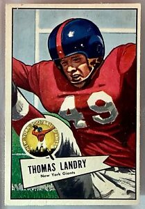 1952 Bowman Small Football #142 Tom Landry VG-EX LOOK! Great Gift Sport Cards