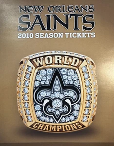 New Orleans Saints - 2010 Home Game Season Ticket Stub - Pick your Game! - Picture 1 of 12