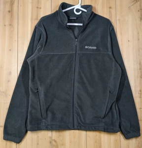 Columbia Jacket Mens Large Gray Full Zip Steen Mountain Fleece 1559441 Sweater - Picture 1 of 12