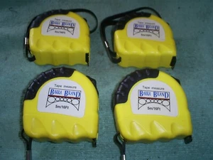 MEASURING TAPES 5 METRE, 3/4" BLADE AUTO RETURN AND BOLD PRINT 4 PIECES - Picture 1 of 2