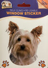Dog Vinyl Window Doors Gates Sticker Self Cling Yorkshire Terrier Dog