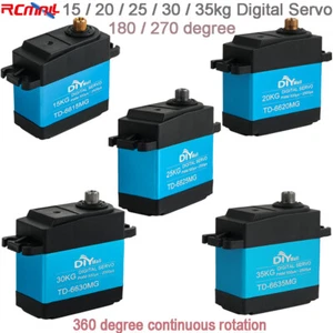 TD-66 15kg 20kg 25kg 30kg 35kg Metal Gear Digital RC Servo Motor 4.8-7.2V - Picture 1 of 6
