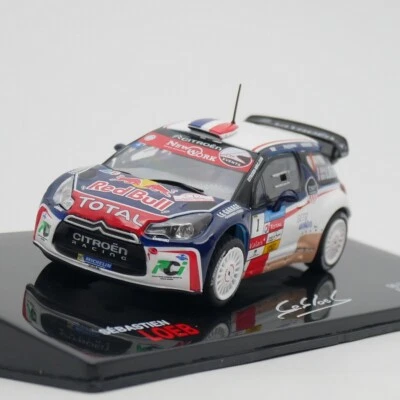 Modelo de coche diecast ixo 1:43 Citroen DS 3 WRC Loeb Rallye du Chablais 2013 Foto 1 de 4