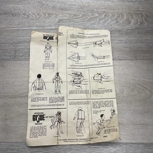 Instrucciones GI Joe 1970 vintage para fantástico equipo de vuelo de caída libre - Imagen 1 de 4