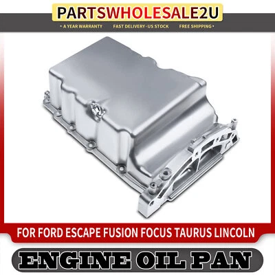 Oil Pan for Ford Escape Fusion Focus Explorer Lincoln MKC MKZ MKT 2.0L 2.3L 2.5L - Image 1 of 4