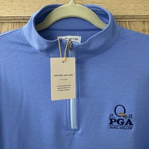 Peter Millar Perth 2025 PGA Championship 1/4 Zip Pullover S Quail Hollow $150 - Bild 1 von 11