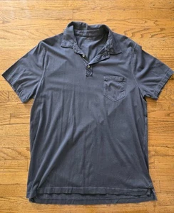 J.CREW Broken In Mens Gray Knit Cotton Short Sleeve Polo Shirt Sz XL - Picture 1 of 6