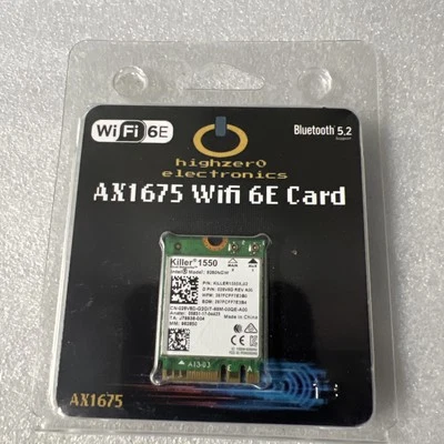 Intel AX210 AX210NGW WiFi 6E adapter Dual Band Network Card Bluetooth 5.2 Window - Image 1 of 3