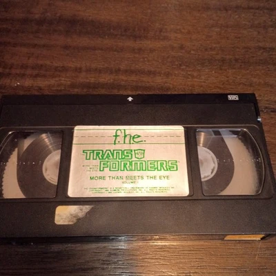 Transformers More Than Meets the Eye Volume 1 VHS 1984 Videotape - Image 1 of 2