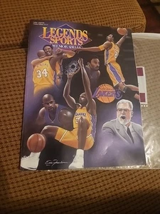 2001 Legends Sports Memorabilia Magazine, Kobe Bryant, Shaq, Lakers, Hobby #117 - Picture 1 of 2
