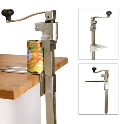 Heavy Duty Commercial Steel Restaurant Food Big Can Opener Manual Table Mounted - Image 1 of 4