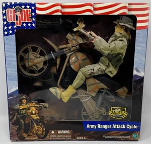 GI Joe Army Ranger Attack Cycle 2002 Hasbro 12" action figure - Picture 1 of 12
