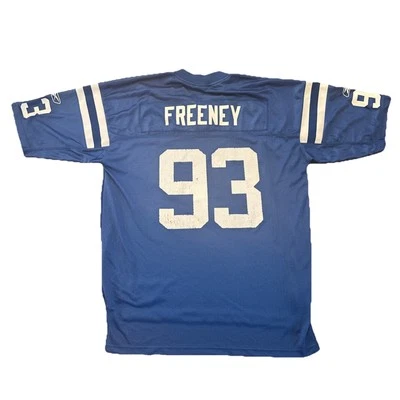Jersey Indianapolis Colts XL para hombre Dwight Freeny Reebok azul Foto 1 de 4