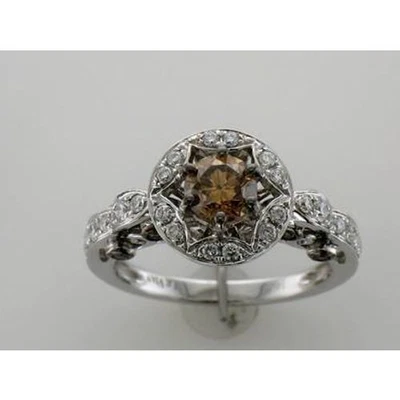 Anillo Le Vian Oro Blanco 14K Chocolate Diamante 1.23 cts Talla 7 Foto 1 de 4