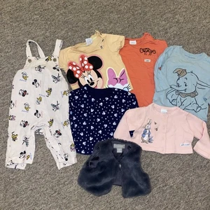Disney Baby Girls Clothing Bundle 7 Items Peter Rabbit Age 3-6 Months - Picture 1 of 7
