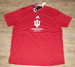 Camiseta de entrenamiento Adidas Indiana Hoosiers Performance Tech Heat Ready $55 para hombre 2XL - Imagen 1 de 4