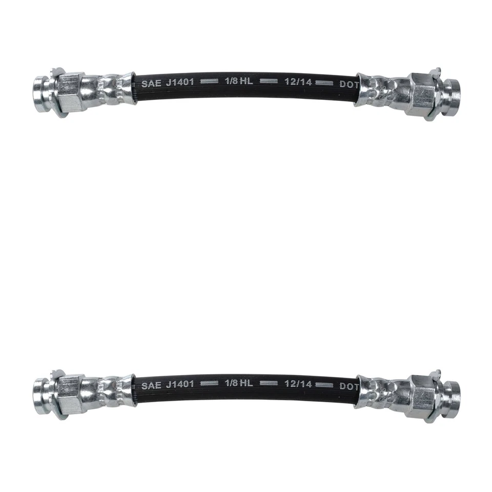Juego de 2 mangueras hidráulicas de freno delantero Sunsong para Jeep CJ5 CJ5A CJ6 CJ6A Willys Foto 1 de 1