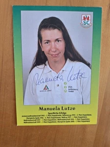 original Autogrammkarte# Sport# Rudern / Segeln # Manuela Lutze - Bild 1 von 1