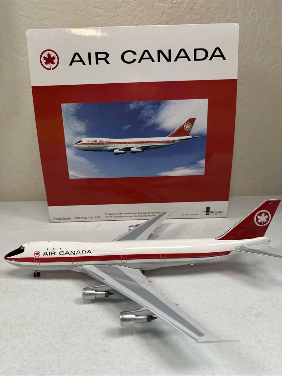 AIR CANADA BOEING 747 C-FTOE 1/200 DIE CAST INFLIGHT 200 MODEL