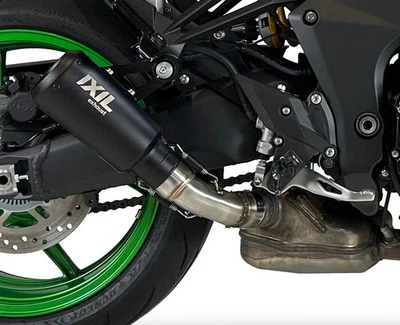 SILENCIEUX IXIL RB BLACK Euro5+ KAWASAKI Z1100 / SE 2026 (ZRT10G) - CK7228RB - Photo 1/4