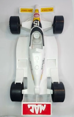 Vintage American Plastic Toys Indy Racecar – Mac Tools – 18” – Made in USA - Image 1 of 4