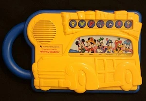 Strumento Texas vintage Topolino Wordy Wagon giocattolo apprendimento elettronico VIDEO! - Foto 1 di 3