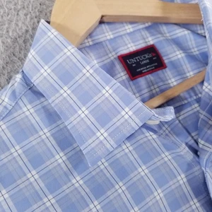 Camisa UNTUCKit Grande Rendimiento Azul Ventana Nylon Spandex Sport Tech Zonte - Imagen 1 de 13