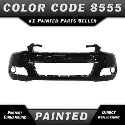 NEW Painted *WA8555 - Black* Front Bumper Cover for 2006-2013 Chevrolet Impala Foto 1 de 4
