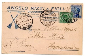 A RIZZI & FIGLI CICOGNARA MANTOVA SCOPE STUOIE ERBE PALUSTRI ORTICOLTURA 1923 - Imagen 1 de 1