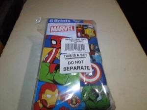 Marvel Hero Set 12 pair Boys Briefs Underwear Spiderman Hulk Toddler Size 4T New - Picture 1 of 5