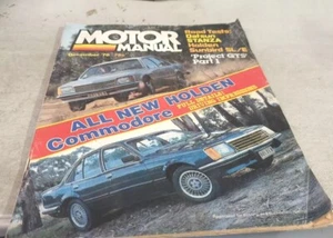 Dec 1978 Motor Manual Magazine VB COMMODORE,  Valiant , HZ GTS Sunbird Stanza - Bild 1 von 7