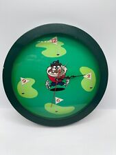 1996 Warner Brothers Tasmanian Devil Golf Green Clock