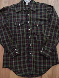 Camicia vintage Dickies Vaquero a quadri made in U.S.A. uomo taglia 16-34 large - Foto 1 di 7