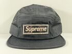 Supreme Ss15 Side Mesh Reflective Camp Cap Black Brand New Box Logo Dunk Jordan