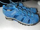 Regatta Boys Or Girls Westshore Breathable Bungee Summer Sandals Size UK 13 Blue