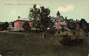 Postcard ~ Winsted, Connecticut, Clockmaker William L. Gilbert's Home - Picture 1 of 2