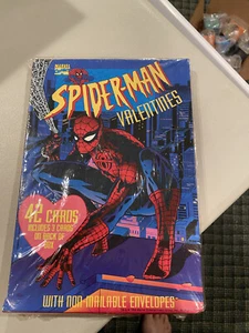 Marvel Spider-Man 1994 serie animada tarjetas de San Valentín caja sellada nuevo de lote antiguo - Imagen 1 de 8