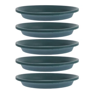 5 Pcs Planter Drip Tray Home Flowerpot Plate Waterproof Extra Large Saucer - Picture 1 of 12