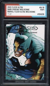 2022 FLEER ULTRA DARK PHOENIX WOLVERINE MARVEL FLEER ULTRA WOLVERINE #A-18 SOC - Picture 1 of 2