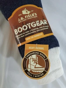 J.B. Field's Heavy Thermal Preshrunk Wool Boothear Socks. - Picture 1 of 5
