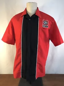 Park Inc Charlotte NC Valet Short Sleeve Work Uniform Shirt Mens Medium (NC7) - Picture 1 of 10